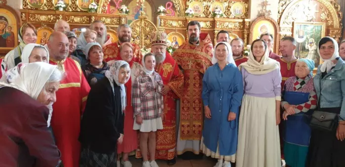 20 мая в храме Архистратига Божия Михаила (Верхняя Ореанда) была совершена Божественная литургия архиерейским чином
