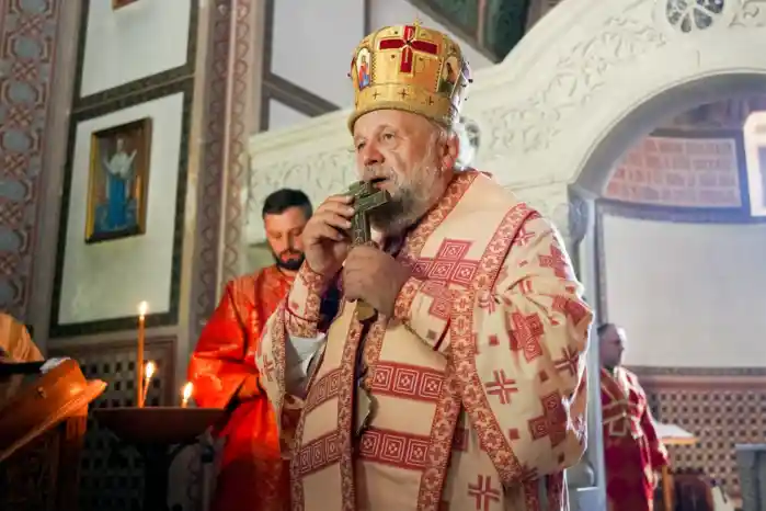 Епископ Ялтинский Нестор возглавил богослужение в день памяти святых первоверховных апостолов Петра и Павла