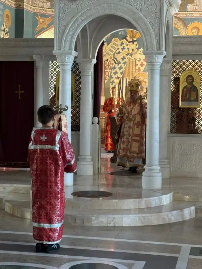 Епископ Ялтинский Нестор возглавил Божественную Литургию в день Усекновения главы Пророка и Предтечи Господня Иоанна